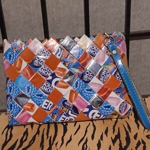 Colorful Woven Clutch